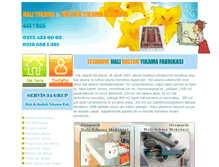 Tablet Screenshot of hali-yikama-fabrikasi.com